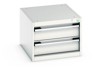 Bott Cubio Drawer Cabinets 525 x 650 Engineering tool storage cabinets Suspended 2 Drawer Cabinet 525W x 650D x 400mmH